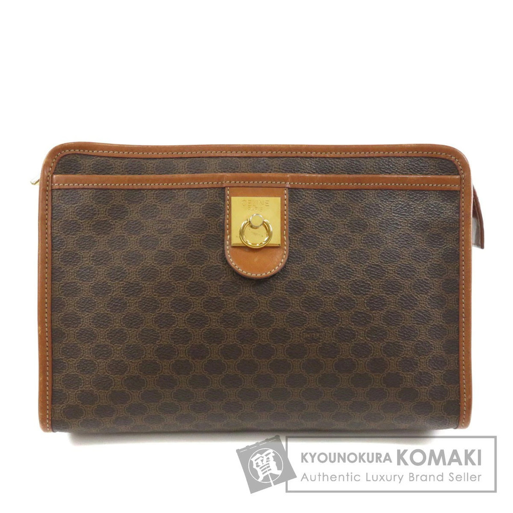 Celine Macadam Clutch Bag Leather